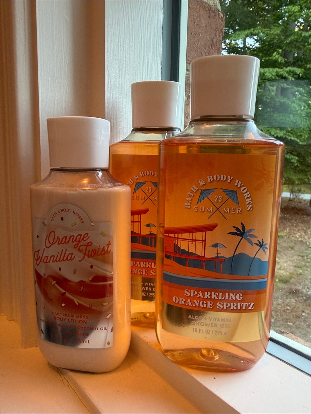 Bath & Body Works Orange trio